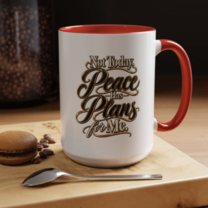Peace Has Plans for Me Coffee Mug — Inspirational Faith Morning Mug