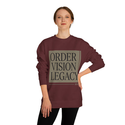 Order • Vision • Legacy Sweatshirt — Minimalist Motivational Crewneck