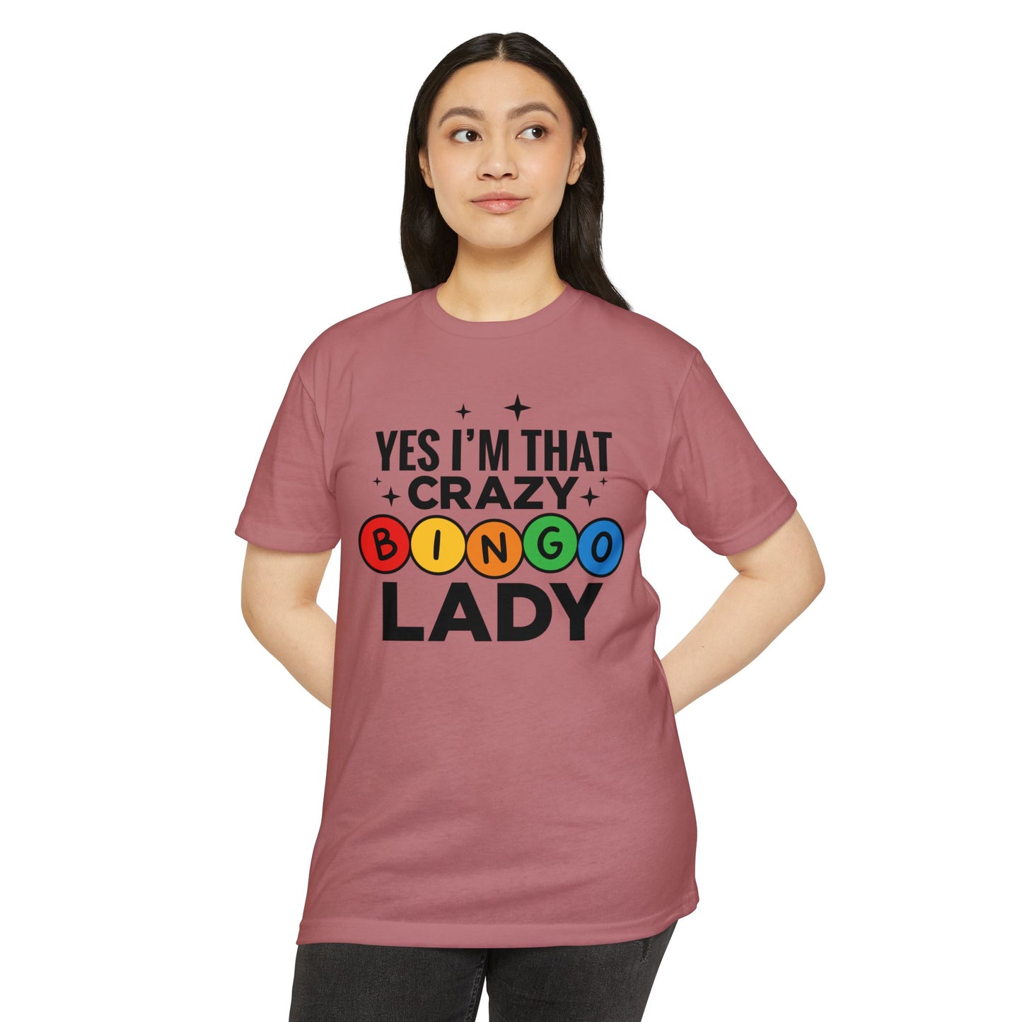 Bingo Lady T-Shirt — "Yes I'm That Crazy Bingo Lady" Funny Graphic Tee