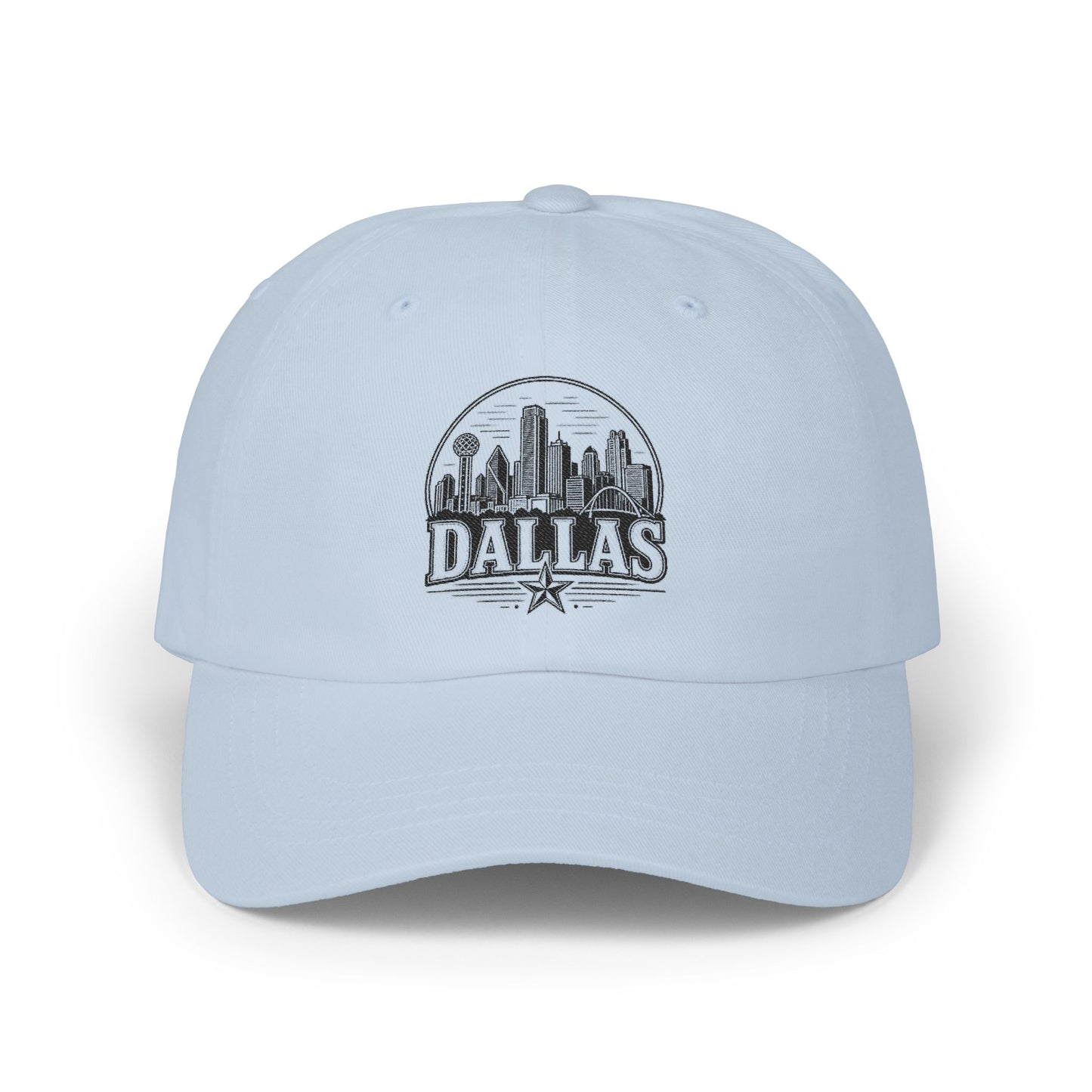 Dallas Skyline Dad Cap — Vintage Cityscape Baseball Hat