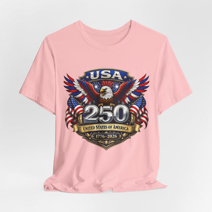 USA 250th Eagle T-Shirt — 1776–2026 Patriotic American Independence Tee