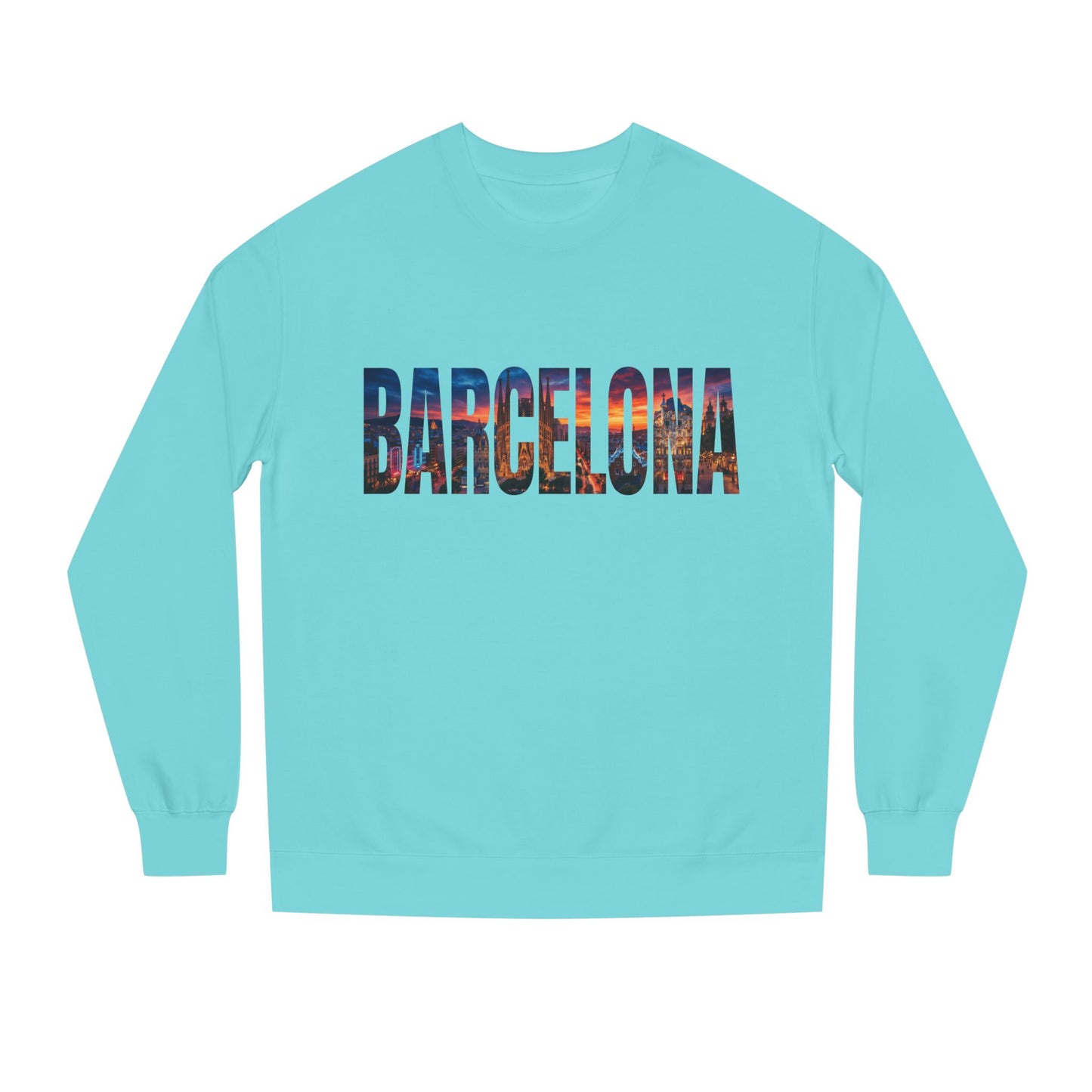 Barcelona Skyline Crewneck Sweatshirt