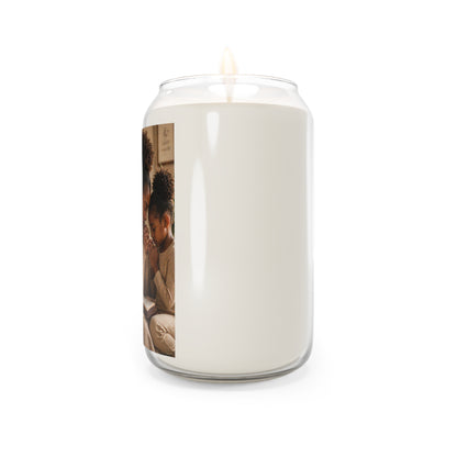 Serve the Lord Soy Candle — 13.75oz Scented Jar (Faith & Family Prayer Design)
