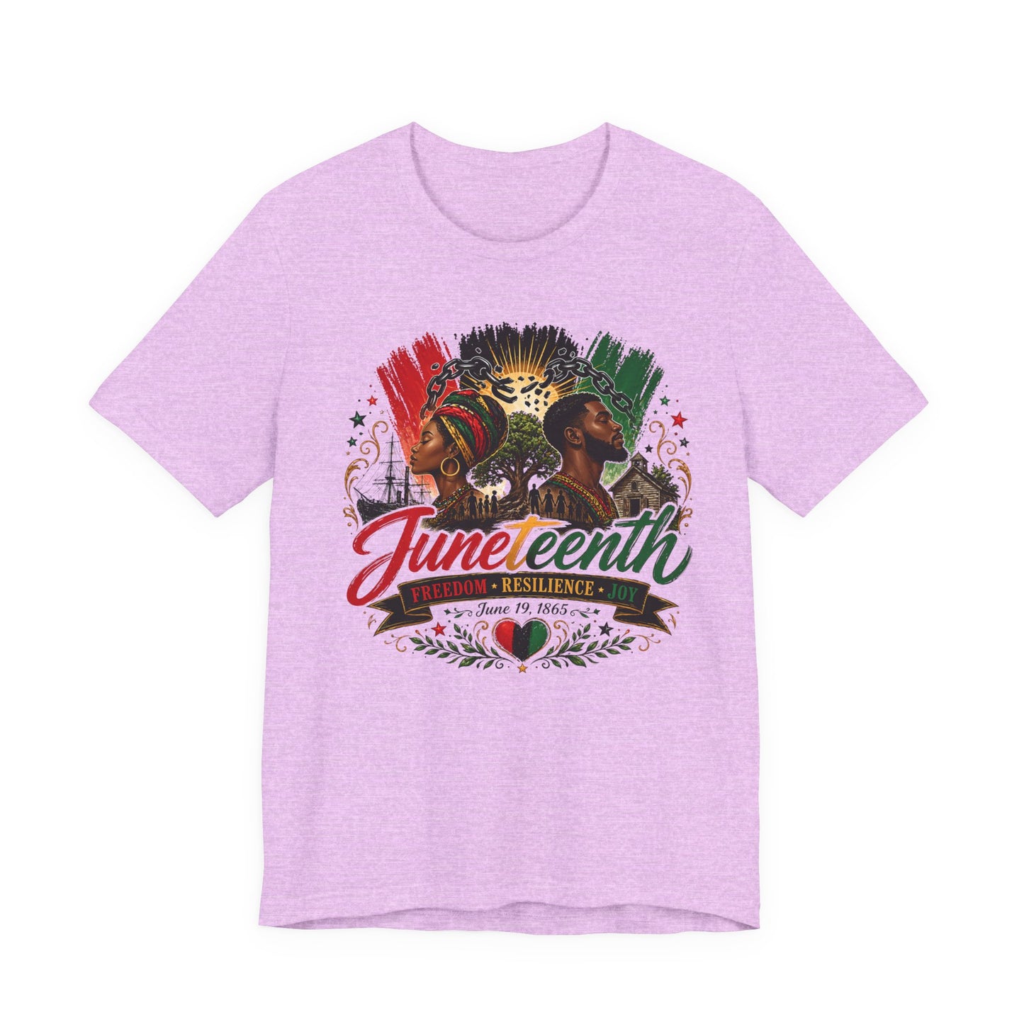 Juneteenth Celebration Tee — Freedom Resilience Juneteenth Graphic Shirt