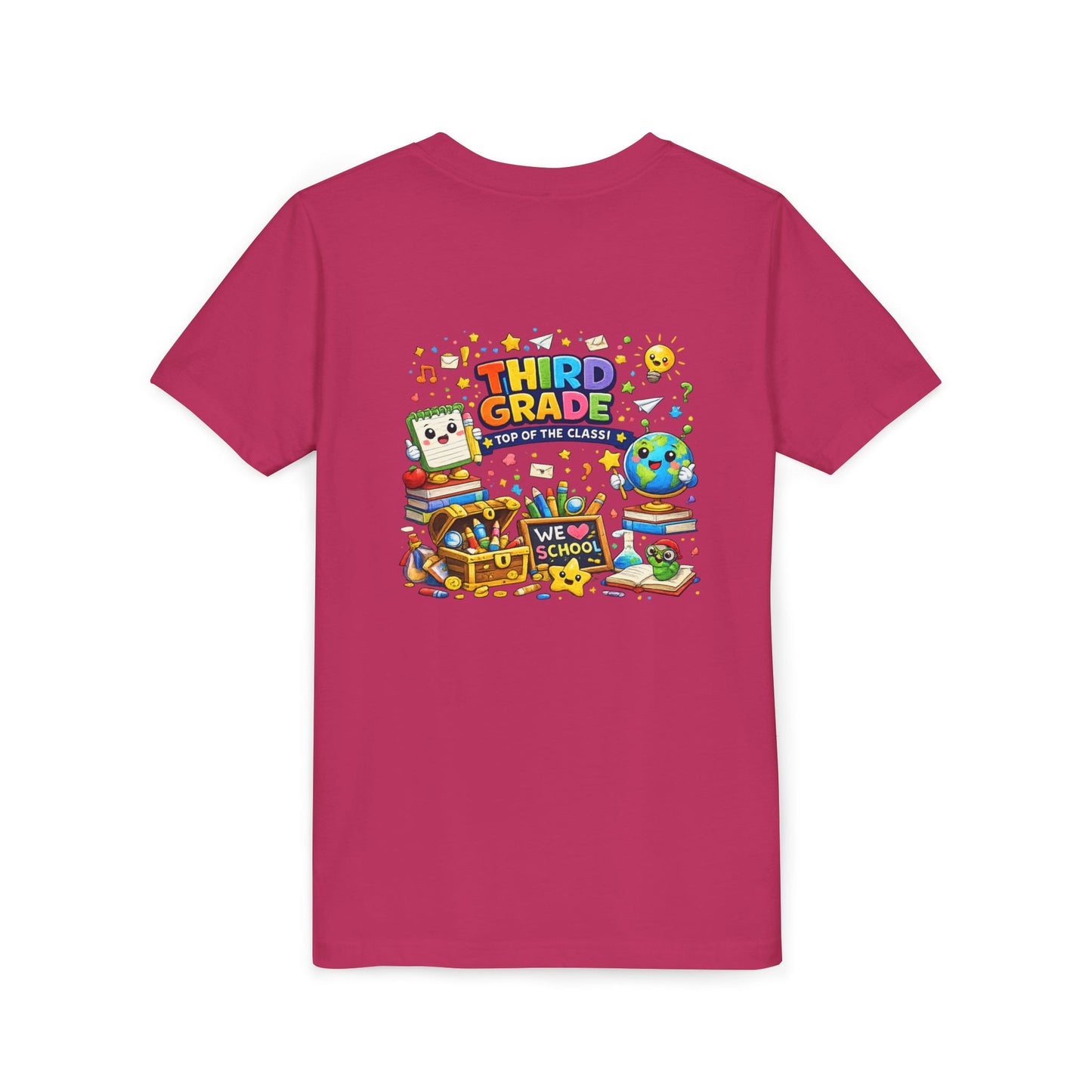 Third Grade Kids Tee — "Third Grade Out of the Classroom" Back-to-School Youth Shirt