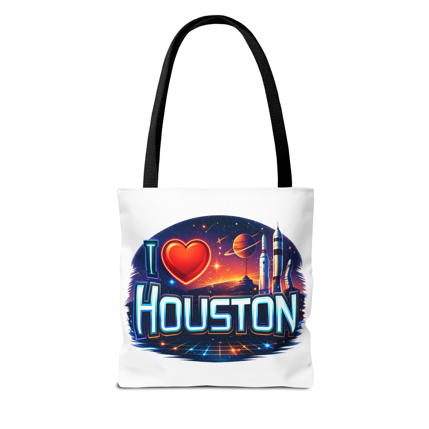 I  Houston Retro Space Tote Bag