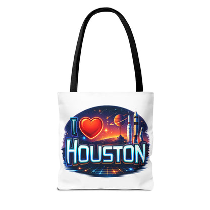 I  Houston Retro Space Tote Bag