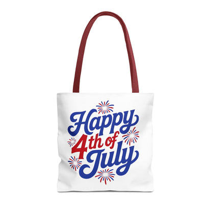 Happy 4th of July Tote Bag — Patriotic Fireworks Market Tote