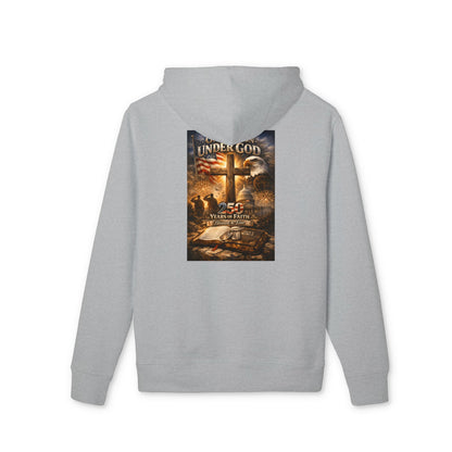 Under God Cross Hoodie — Christian Faith Inspirational Pullover