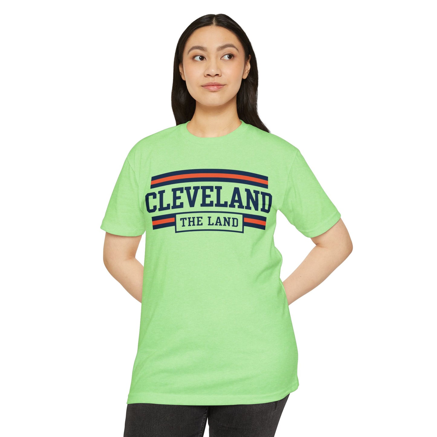 Cleveland "The Land" Retro Striped Tee