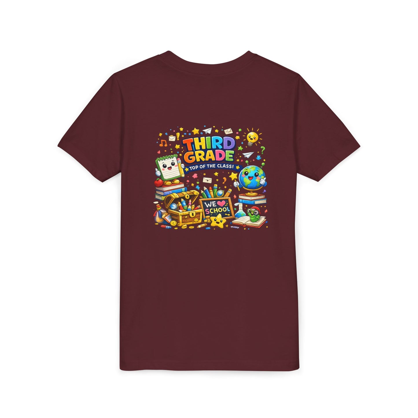Third Grade Kids Tee — "Third Grade Out of the Classroom" Back-to-School Youth Shirt
