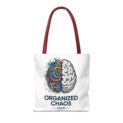 ADHD Tote Bag — "Organized Chaos" Brain Design