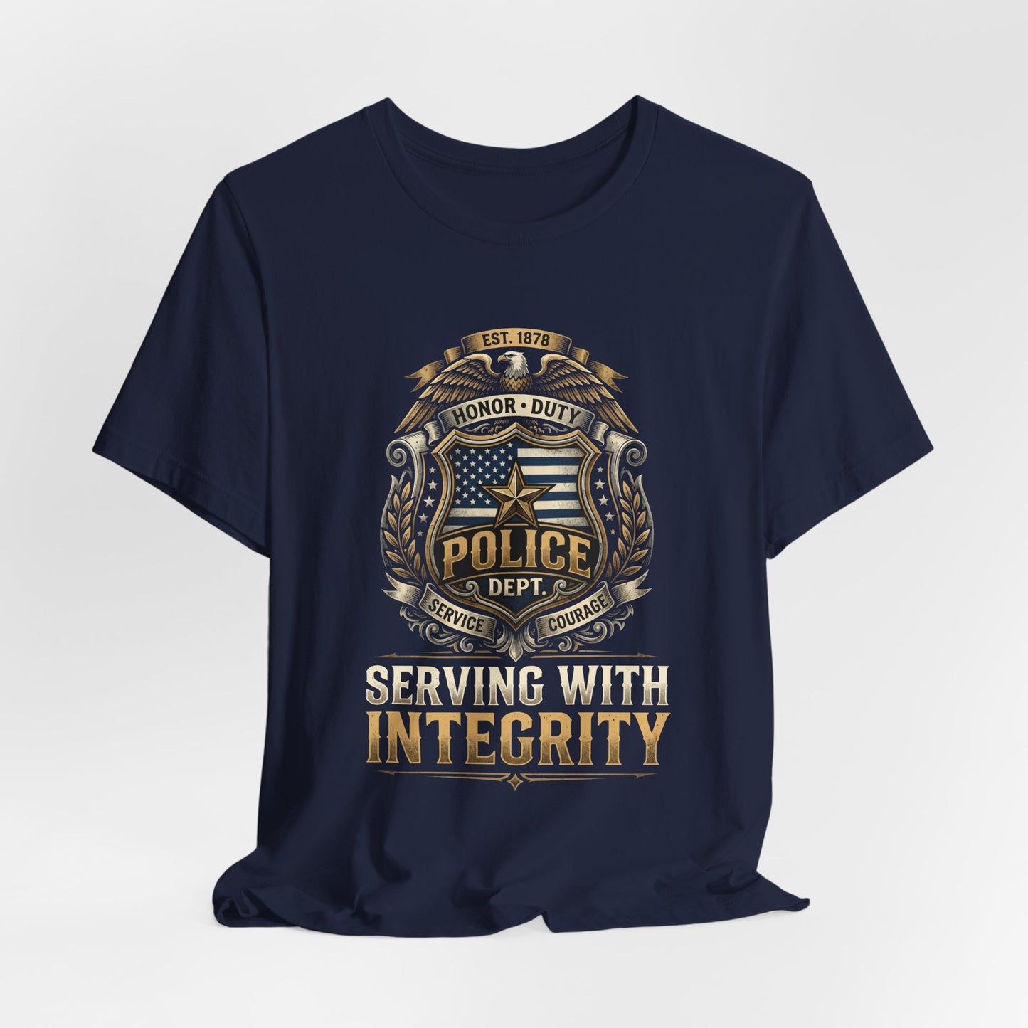 Police Badge 'Serving With Integrity' T-Shirt