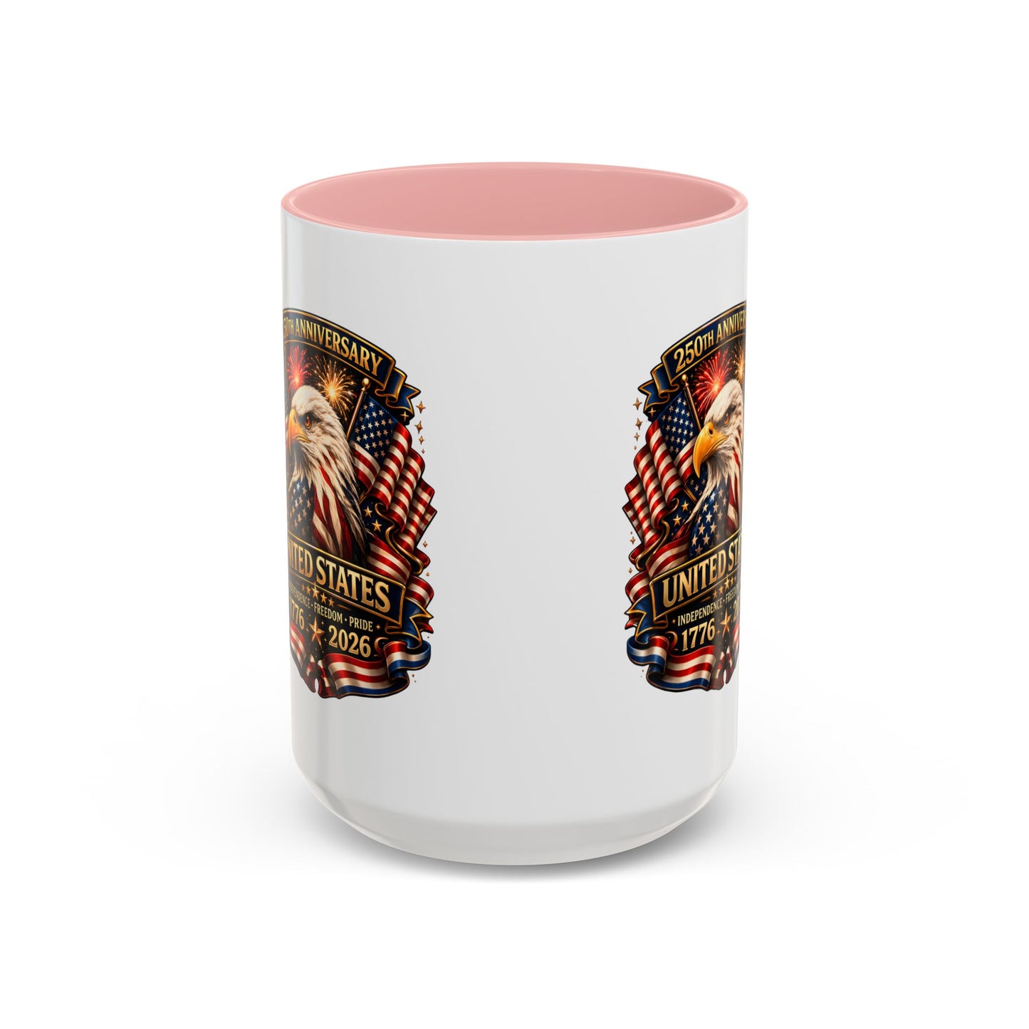 Patriotic Eagle Coffee Mug - United States 250th Anniversary 1776-2026