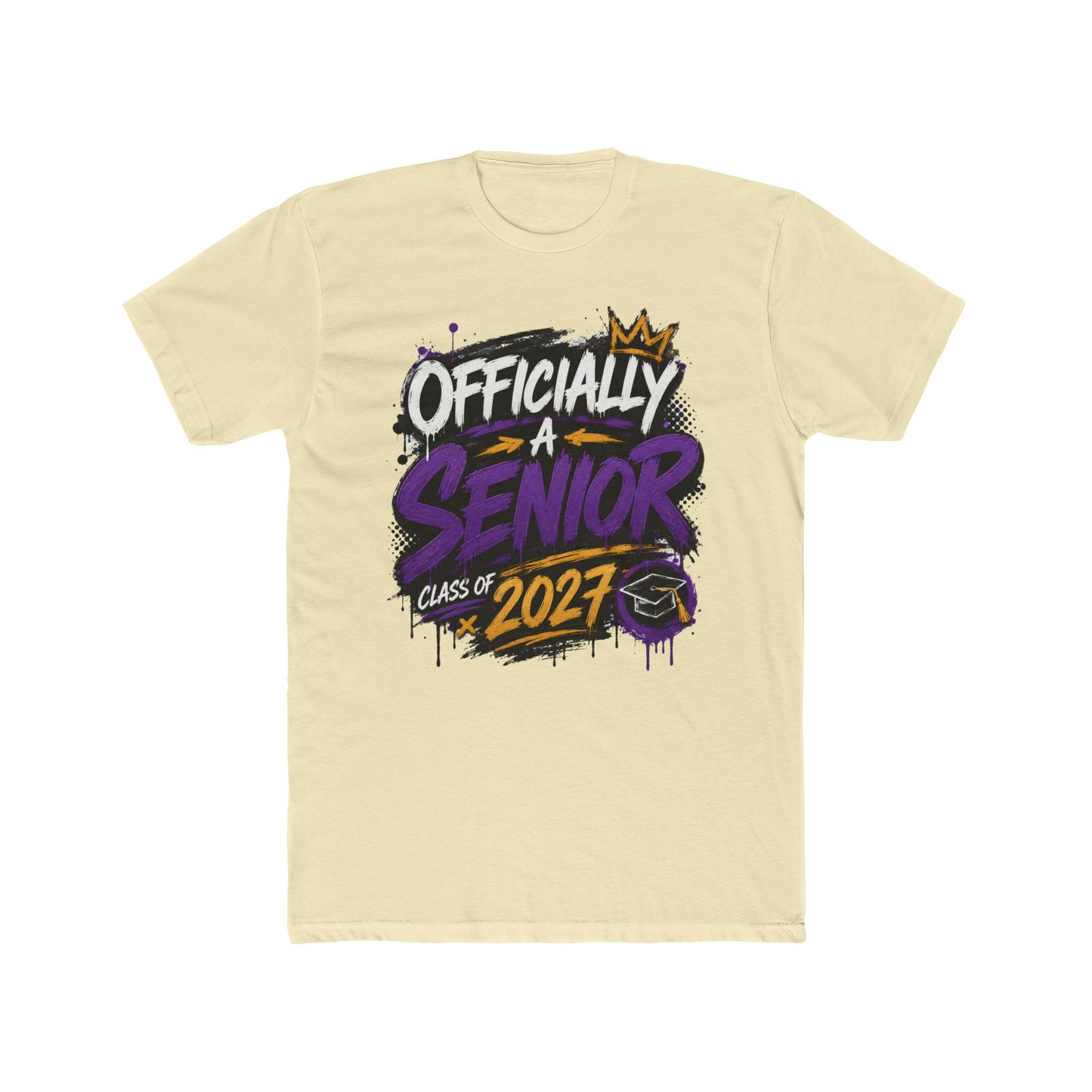 Officially A Senior Class of 2027 T-Shirt — Graduation Tee for High School Seniors