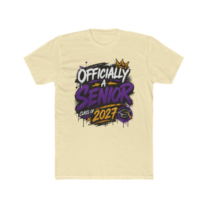 Officially A Senior Class of 2027 T-Shirt — Graduation Tee for High School Seniors