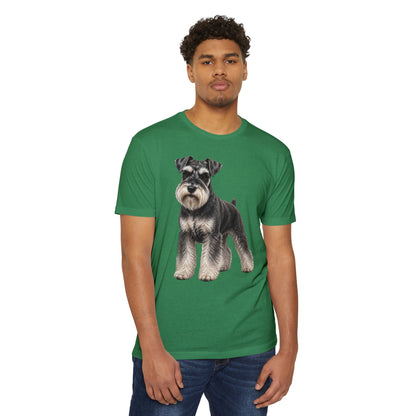 Schnauzer Dog T-Shirt — Realistic Miniature Schnauzer Graphic Tee