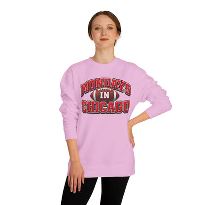 Mondays in Chicago Football Crewneck Sweatshirt