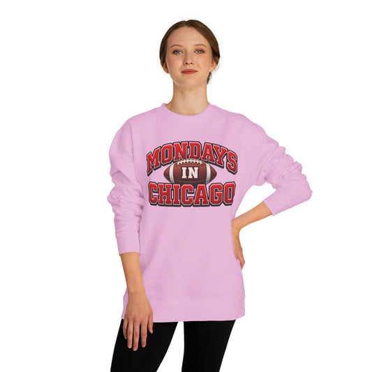 Mondays in Chicago Football Crewneck Sweatshirt