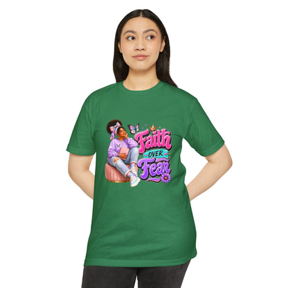 Faith Over Fear T‑Shirt — Inspirational Christian Graphic Tee