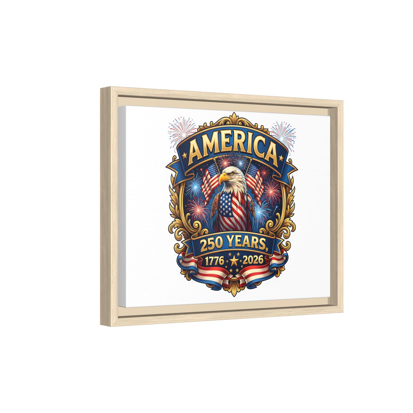 Matte Canvas, Framed (Multi-color)