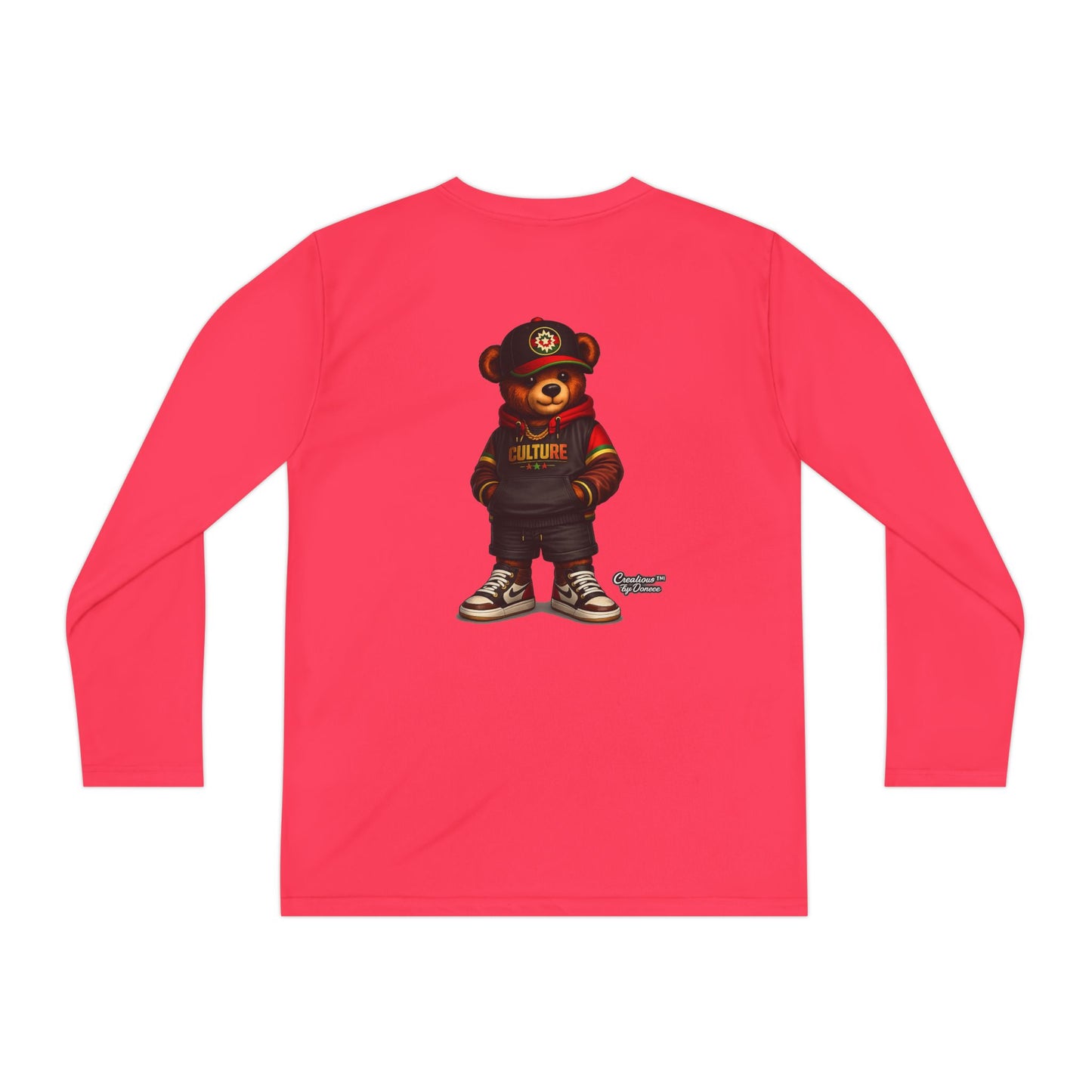 Kids Bear Graphic Long Sleeve Tee — Urban Streetwear Youth Shirt