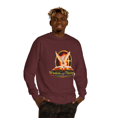 Wisdom and Theology Crewneck Sweatshirt — Dove & Cross Christian Pullover