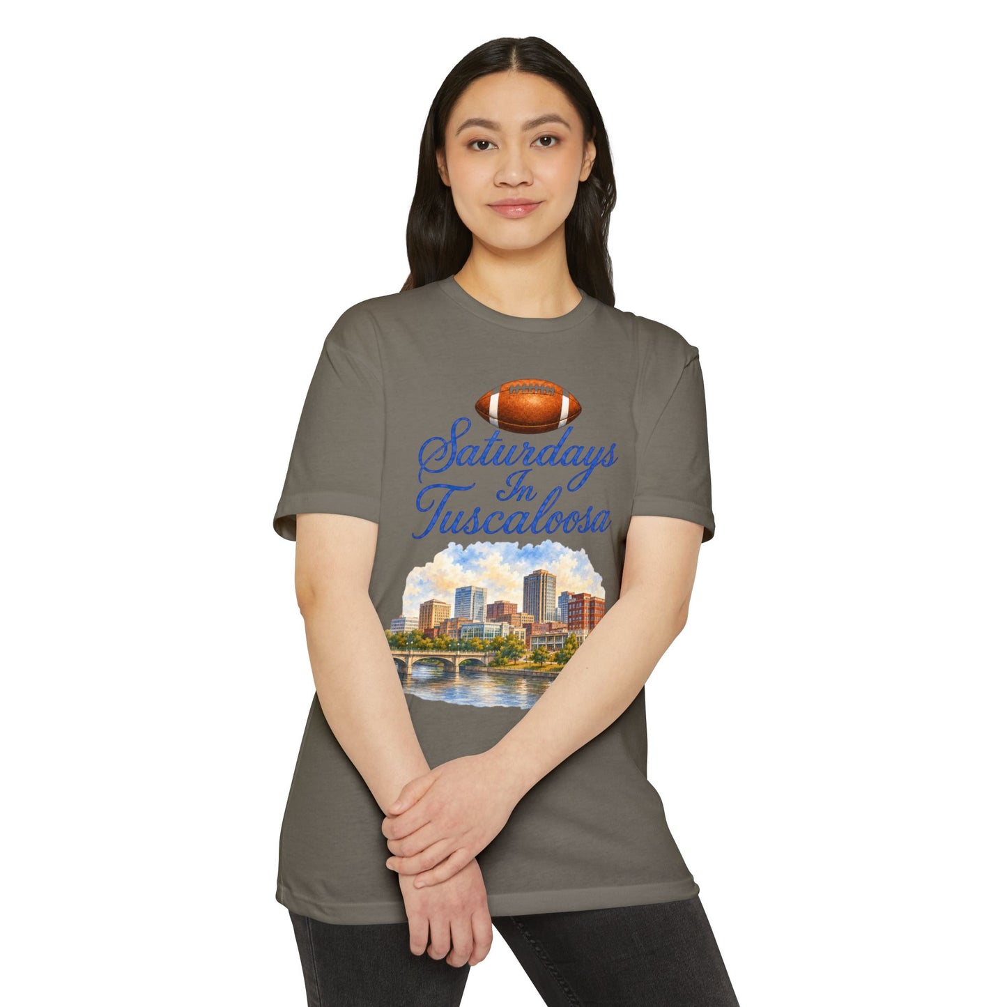 Saturdays in Tuscaloosa Football Cityscape T-Shirt
