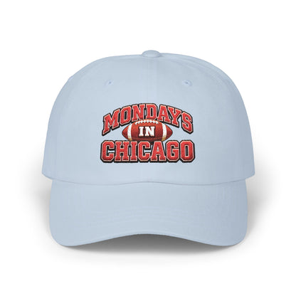 Mondays in Chicago Dad Cap – Vintage Football Logo Baseball Hat