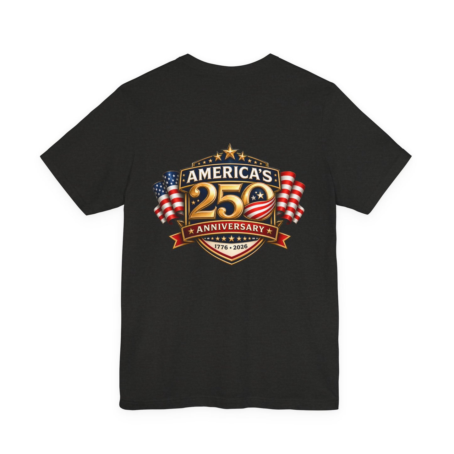 America's 250th Anniversary T-Shirt – 1776–2026 Patriotic USA Flag Tee