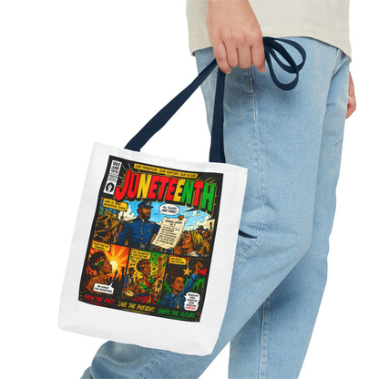Juneteenth Comic Tote Bag — Vintage Panels Celebration Tote