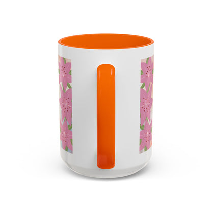 Mom Acronym Coffee Mug — "MOM: Magical • One-of-a-Kind • Motivator" Floral Accent