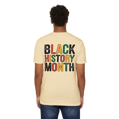 Black History Month T-Shirt — Bold Retro Pan-African Lettering