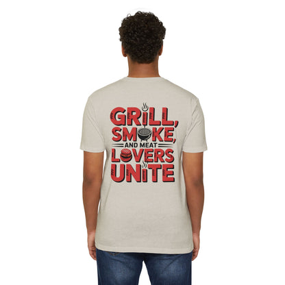 Grill, Smoke and Meat Lovers Unite T-Shirt