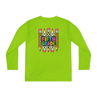 Fifth Grade Pencil Graphic Youth Long Sleeve Tee