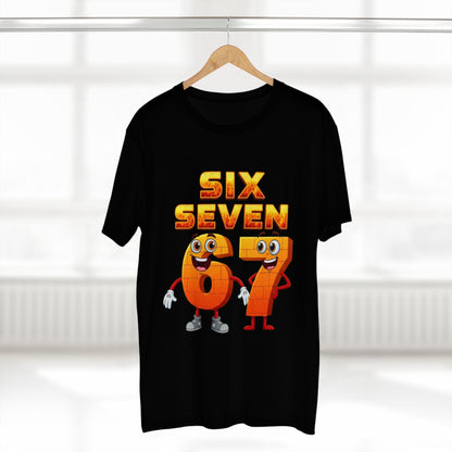 Six Seven 67 Cartoon Tee – Funny Number Graphic T-Shirt
