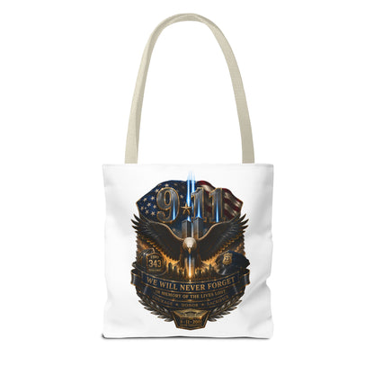 9/11 Memorial Eagle Tote Bag – Never Forget Tribute Tote