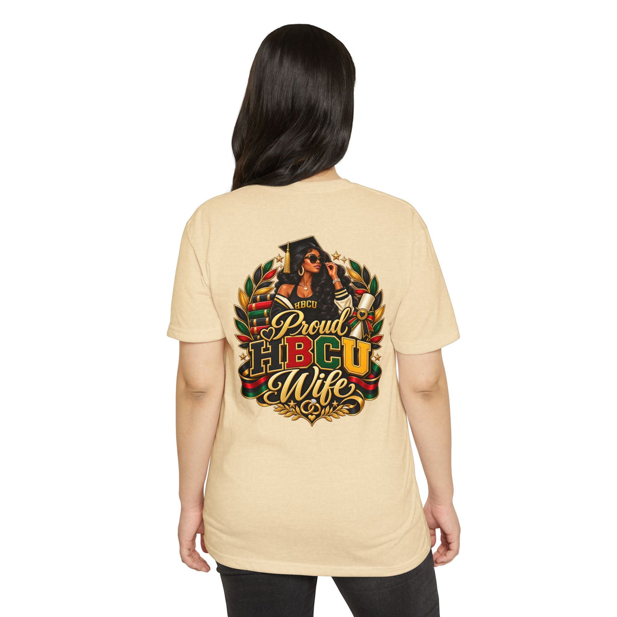 Proud HBCU Wife T-Shirt — Graduation Tribute Tee for HBCU Spouses