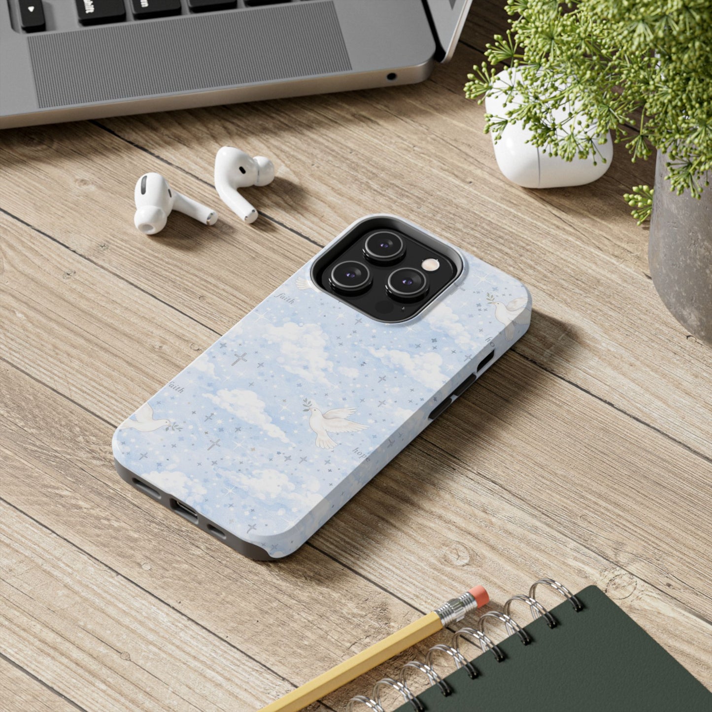 Hope Faith Phone Case | Christian floral iPhone Case