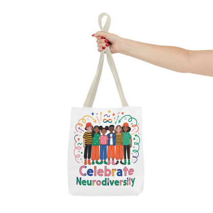 Celebrate Neurodiversity Tote Bag — Inclusive Pride Reusable Shopper