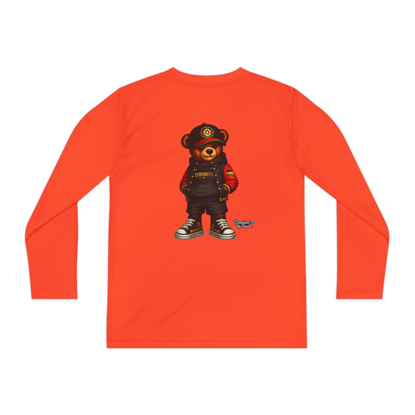 Youth Long Sleeve Tee — Urban Bear Graphic