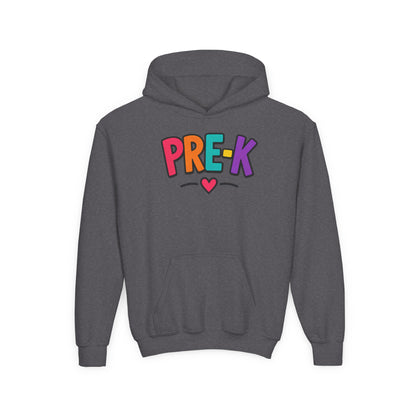 Pre-K Kids Hoodie — Colorful Cute Pre-K School Hooded Sweatshirt for Toddlers