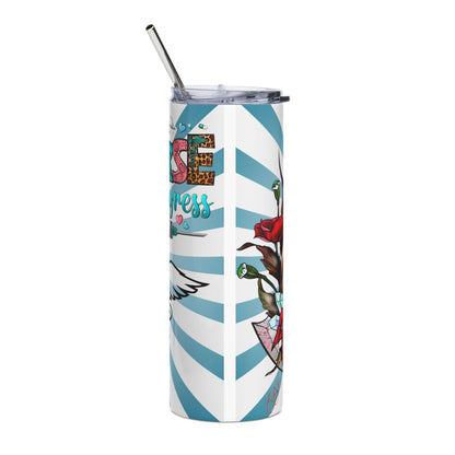 Artist Nurse 20oz Stainless Steel Tumbler — 'Nurse in Progress' Illustrated Medical Travel Cup