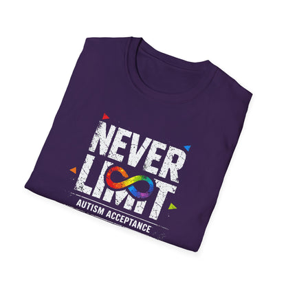 Never Limt Autism Acceptance T-Shirt