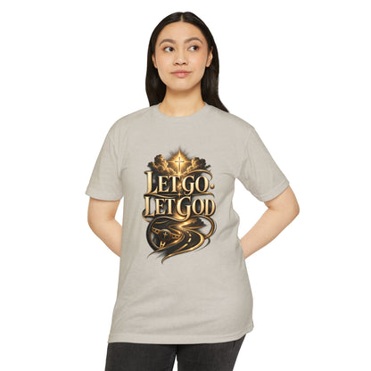 Let Go Let God T-Shirt — Inspirational Christian Faith Tee