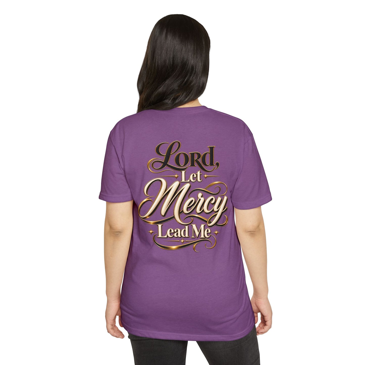 Religious T-Shirt — "Lord, Let Mercy Lead Me" Inspirational Christian Tee