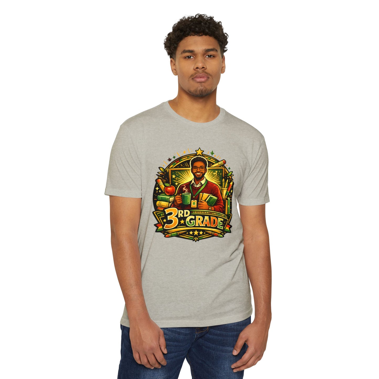 3rd Grade Teacher T-Shirt — Proud Elementary School Teacher Tee
