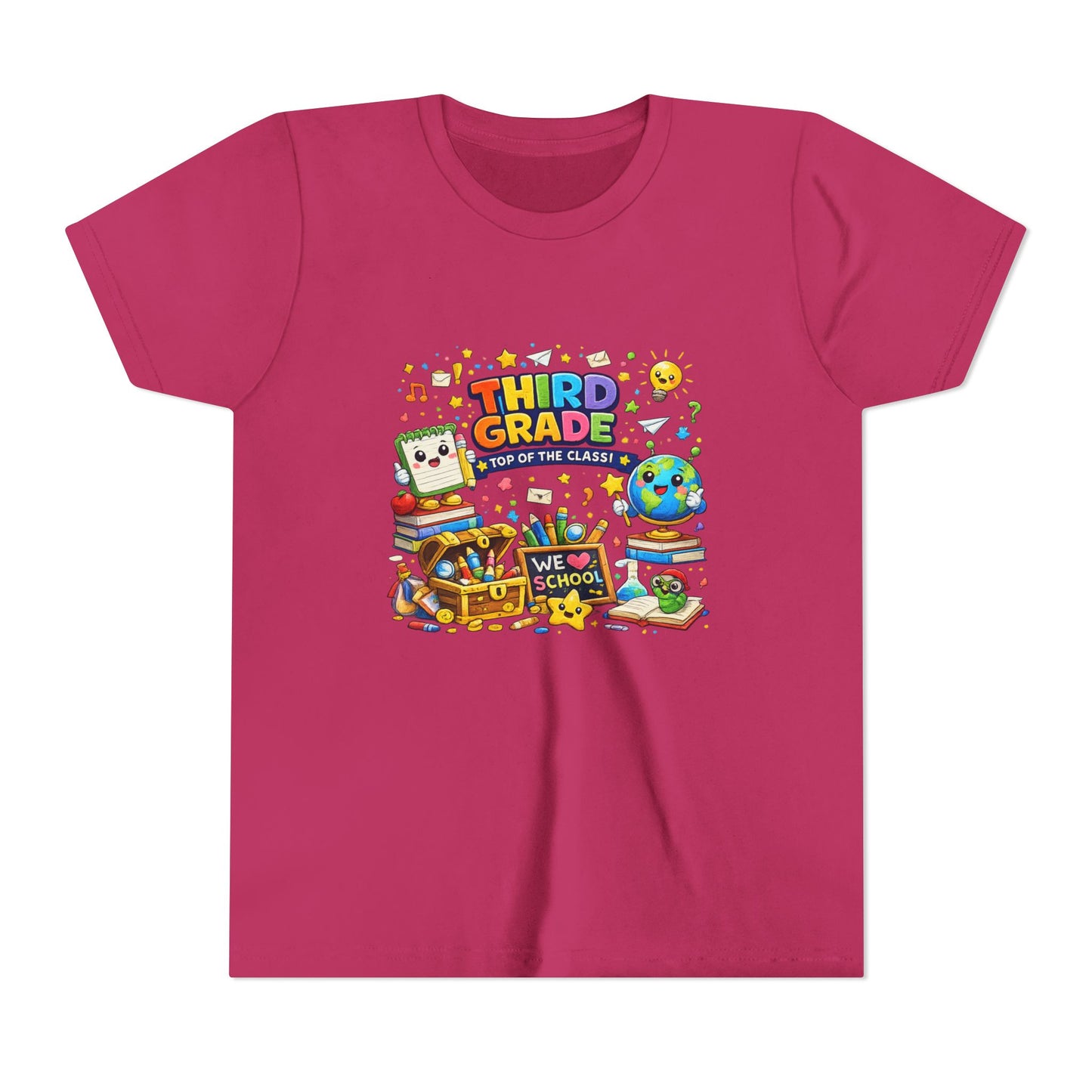 Third Grade Kids Tee — "Third Grade Out of the Classroom" Back-to-School Youth Shirt