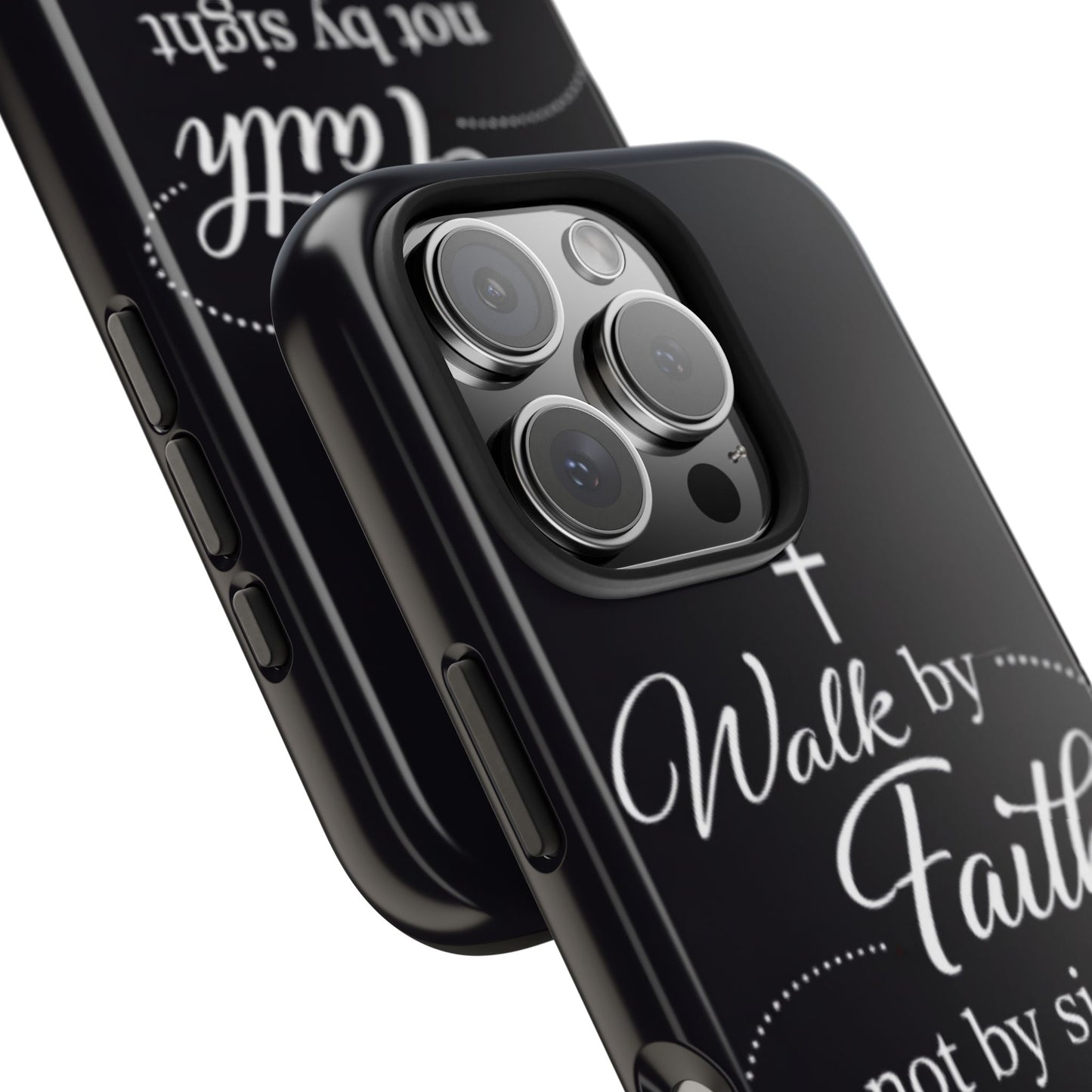 Walk by Faith Tough Phone Case – Christian Inspirational Scripture Design