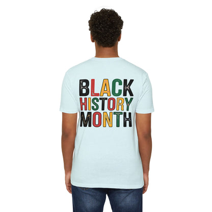 Black History Month T-Shirt — Bold Retro Pan-African Lettering